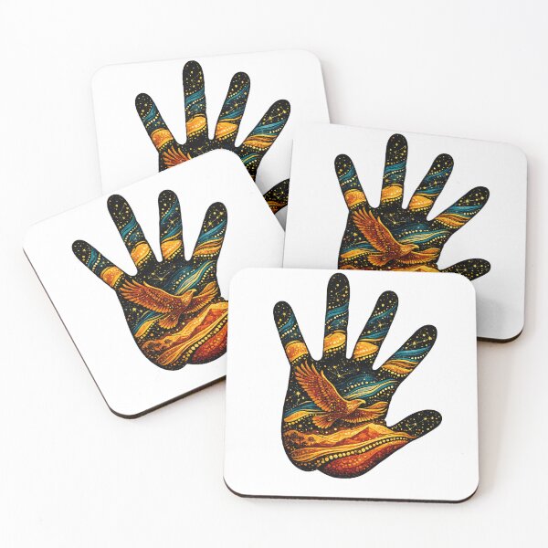 Item preview, Journey Through Country – Dot-Inspired Artwork designed and sold by Indigenous-Aus.