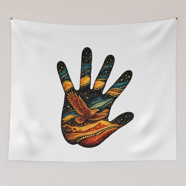 Item preview, Journey Through Country – Dot-Inspired Artwork designed and sold by Indigenous-Aus.