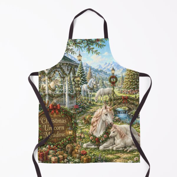 Item preview, Christmas Unicorn Meadow | An Enchanted Holiday Wonderland designed and sold by Edenglow Prints & Peculiars.