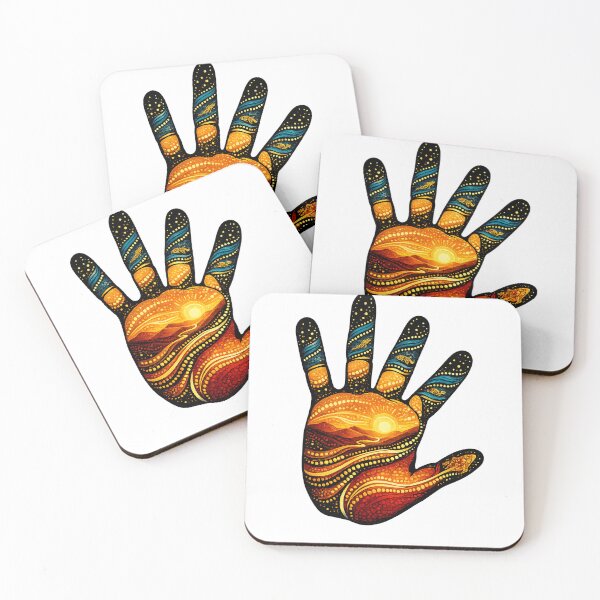 Item preview, Hands of Connection – Australian-Inspired Design designed and sold by Indigenous-Aus.