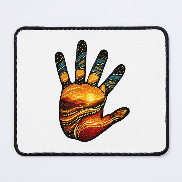 Item preview, Hands of Connection – Australian-Inspired Design designed and sold by Indigenous-Aus.