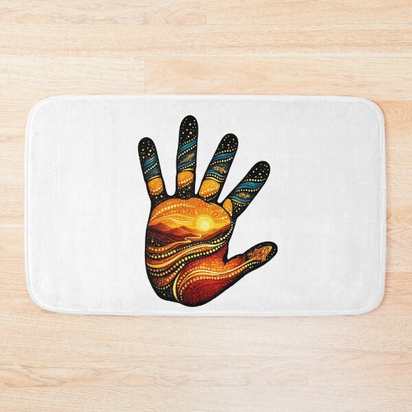 Item preview, Hands of Connection – Australian-Inspired Design designed and sold by Indigenous-Aus.