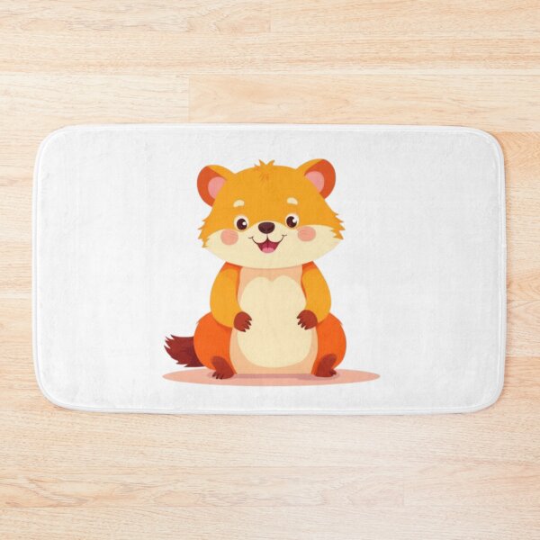 Item preview, Illustration Adorable Little Orange Hamster designed and sold by Orayah-Kids.