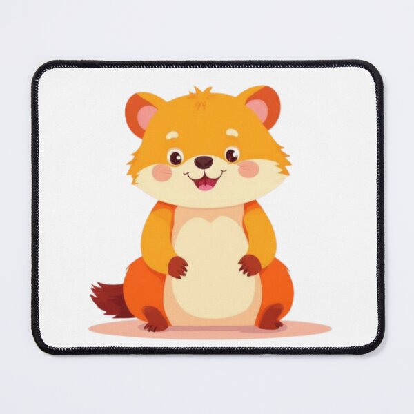 Item preview, Illustration Adorable Little Orange Hamster designed and sold by Orayah-Kids.
