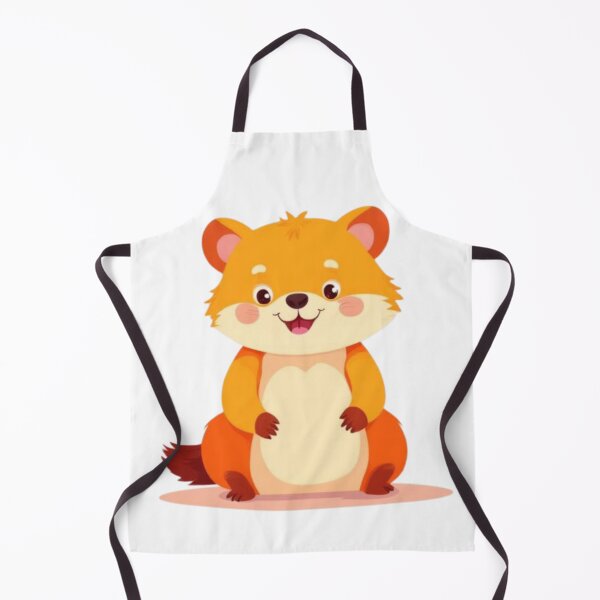 Item preview, Illustration Adorable Little Orange Hamster designed and sold by Orayah-Kids.