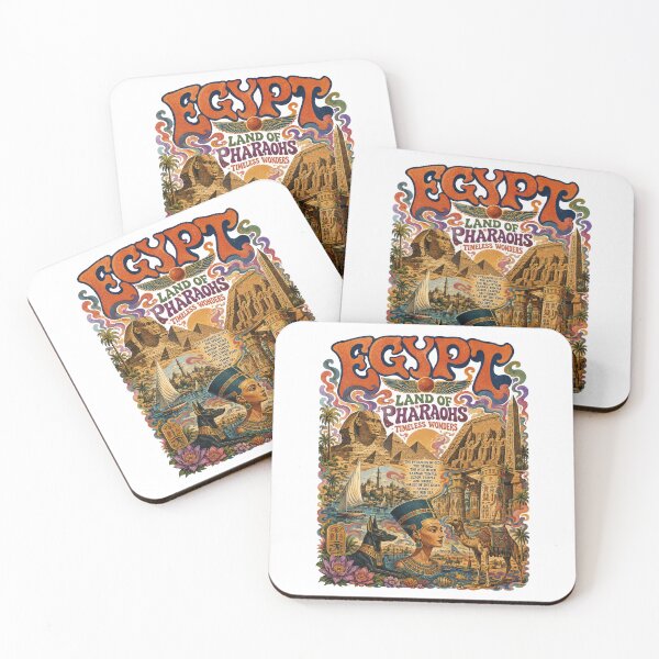 Item preview, Egypt Land of Pharaohs Vintage Travel Poster designed and sold by Skyrocketz.