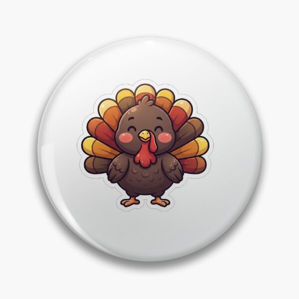 Item preview, Cute Little Turkey Bird Kawaii Animal designed and sold by Owcomm.