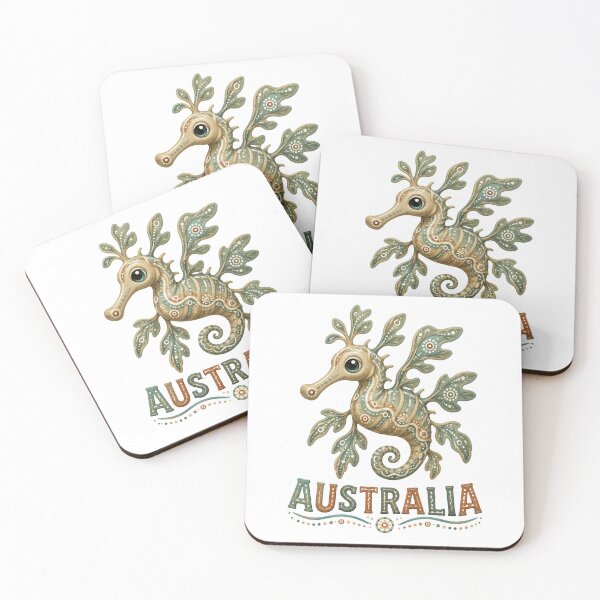 Item preview, Little Aussie Animals – Colours of Country - Sea Dragon designed and sold by Indigenous-Aus.