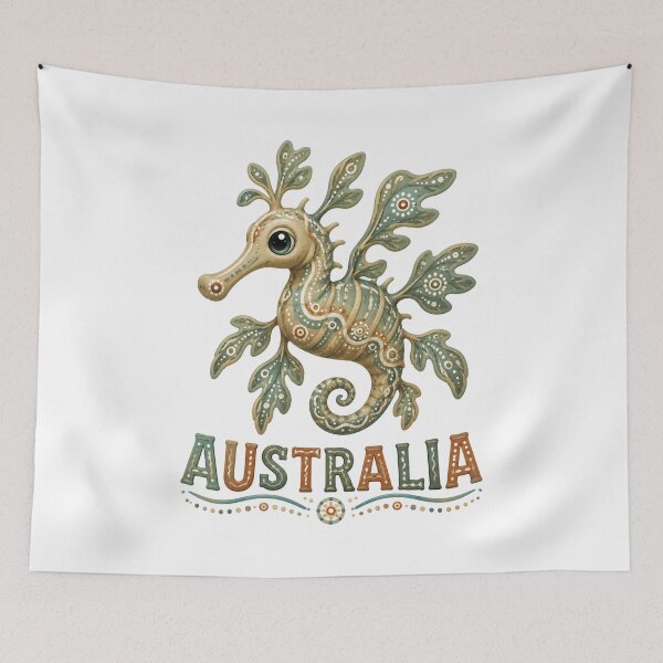 Item preview, Little Aussie Animals – Colours of Country - Sea Dragon designed and sold by Indigenous-Aus.