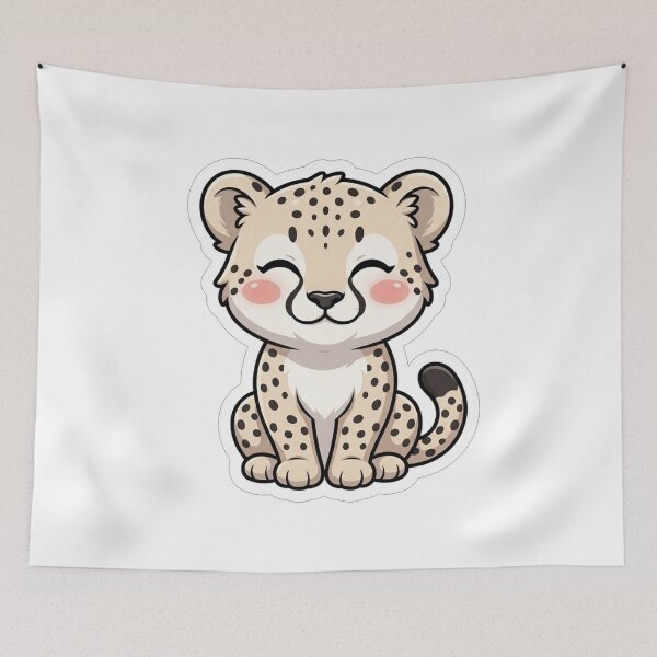 Item preview, Cute Baby Cheetah With Rosy Cheeks designed and sold by Owcomm.
