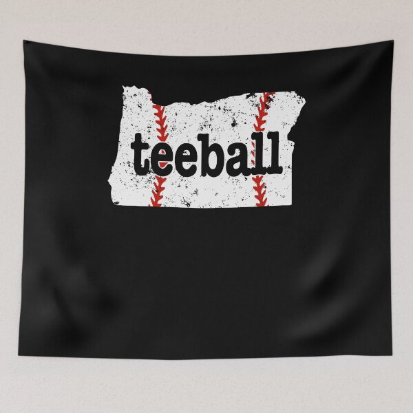 Aperçu de l'œuvre Teeballs de l'Oregon Tee Shirt Teeball Mom Teeball Entraîneur créée et vendue par shoppzee.