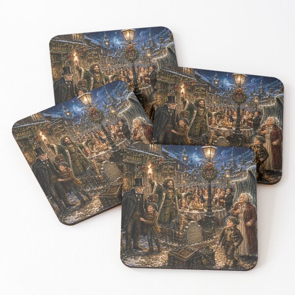Item preview, A Christmas Carol | The Spirits of Christmas | Dickens Holiday Classic designed and sold by Edenglow Prints & Peculiars.