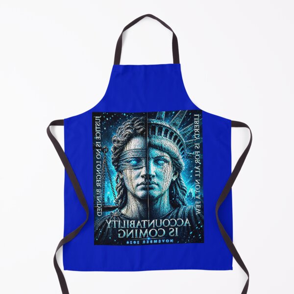 Item preview, ⭐ ACCOUNTABILITY IS COMING COLLECTION - NOVEMBER 2026 - LIBERTY & JUSTICE EDITION ⭐ - reversed (selfie / influencer ready) designed and sold by WheelieGdArt.