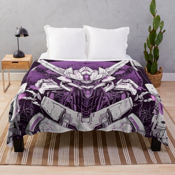 Item preview, Neo Mecha Guardian – Futuristic Cyber Robot | Purple Sci-Fi Armor Wall Art designed and sold by Dyan4.