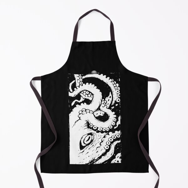 Item preview, Monochrome Octopus Horror Ink Art designed and sold by ArcSeisaku.