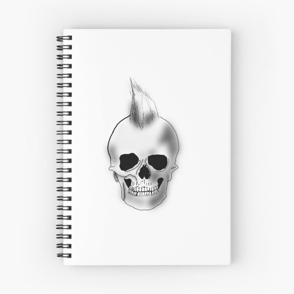 Item preview, Skull with mohawk designed and sold by porker224.