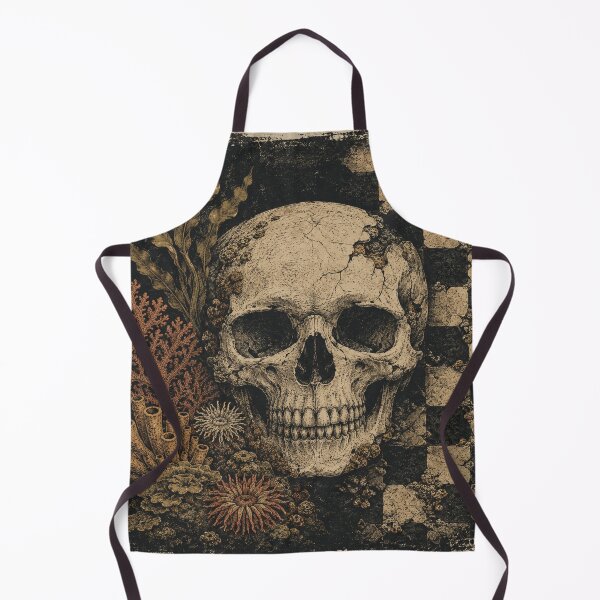 Item preview, Undersea Graveyard Skull for Gothic Divers designed and sold by POD DYNASTY | Original Print On Demand T-Shirt Graphics.