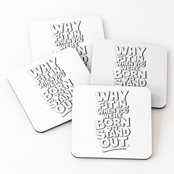 Item preview, Why fit in, when you were born to stand out. designed and sold by Ligerheart designs.