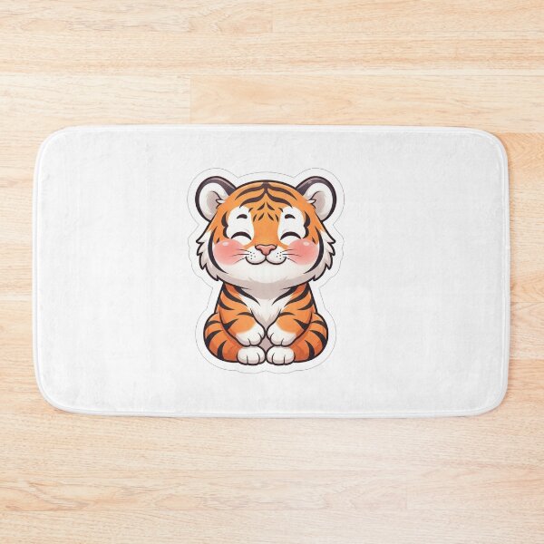 Item preview, Cute Little Tiger Kawaii Cartoon Animal designed and sold by Owcomm.