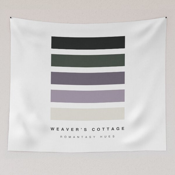 Item preview, ‘Weaver’s Cottage’ Romantasy Hue Palette designed and sold by The Colourful Game.