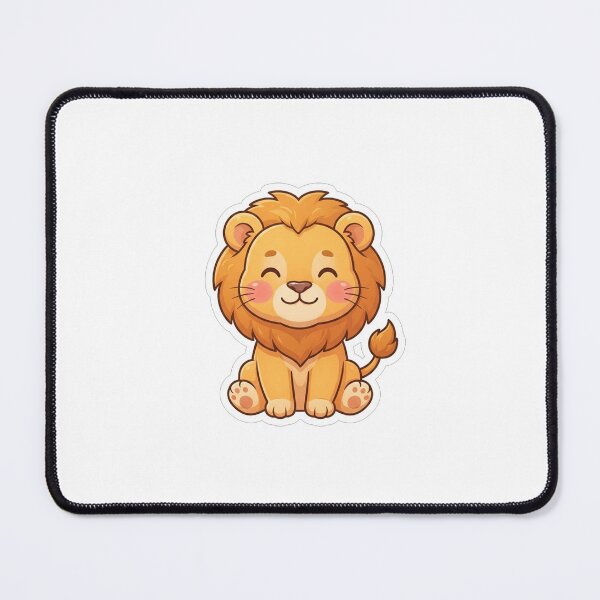 Item preview, Cute Little Lion Cartoon Character designed and sold by Owcomm.