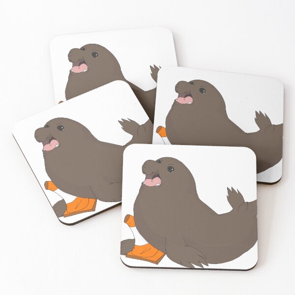 Item preview, Neil The Elephant Seal designed and sold by WilesNailsPower.