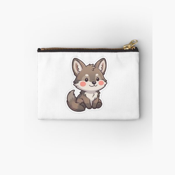 Item preview, Cute Little Wolf Cub Kawaii Animal designed and sold by Owcomm.