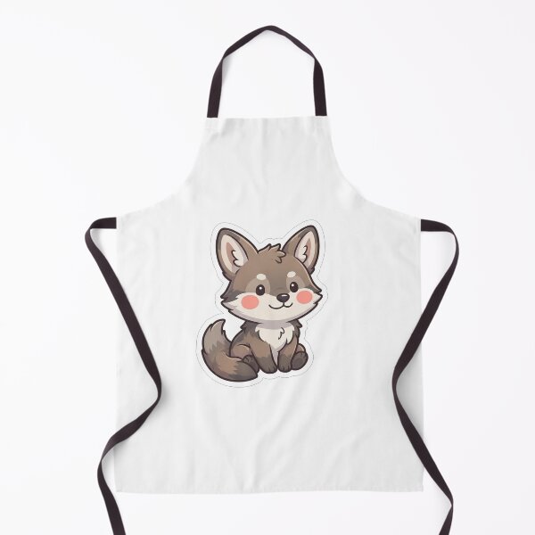 Item preview, Cute Little Wolf Cub Kawaii Animal designed and sold by Owcomm.