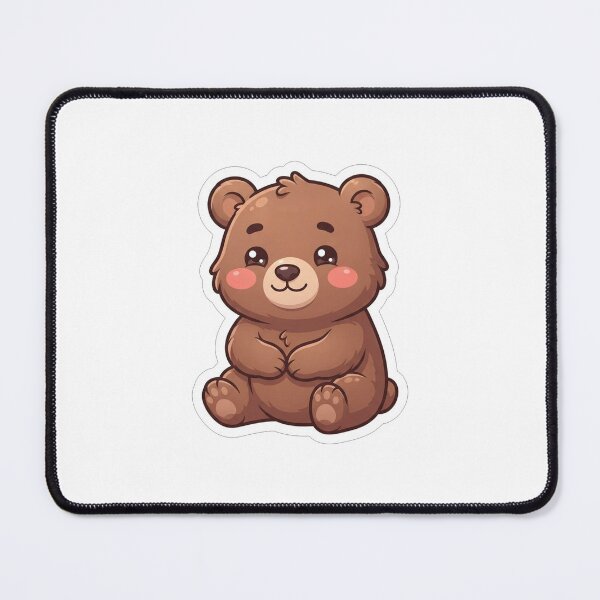 Item preview, Cute Little Brown Bear Cub Illustration designed and sold by Owcomm.