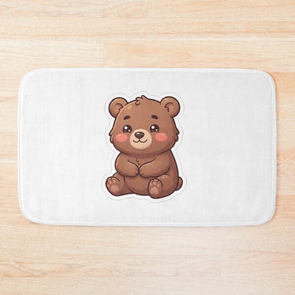 Item preview, Cute Little Brown Bear Cub Illustration designed and sold by Owcomm.