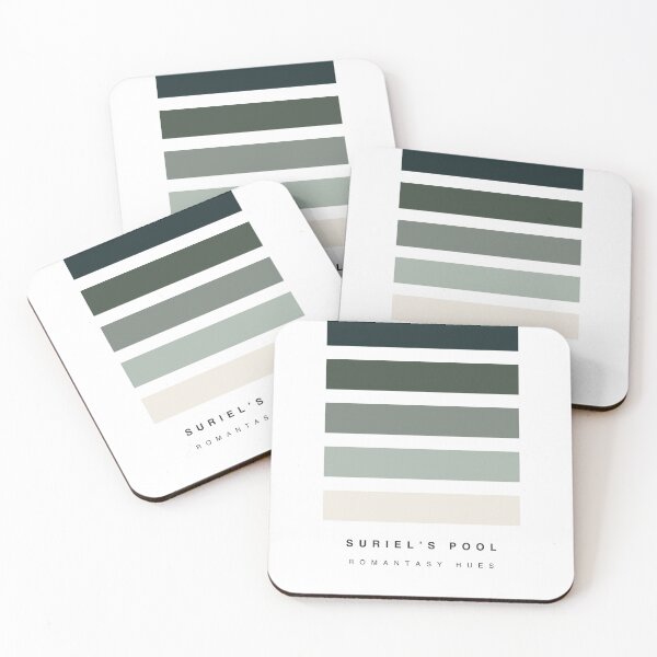 Item preview, ‘Suriel’s Pool’ Romantasy Hue Palette designed and sold by The Colourful Game.