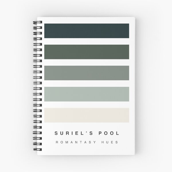 Item preview, ‘Suriel’s Pool’ Romantasy Hue Palette designed and sold by The Colourful Game.