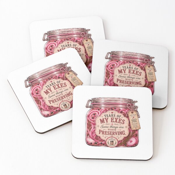 Item preview, Tears of My Exes - Some Things Are Worth Preserving | Funny Vintage Pickle Sticker designed and sold by Imagine Ink Design Studio.