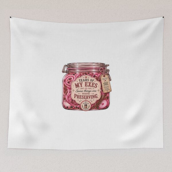 Item preview, Tears of My Exes - Some Things Are Worth Preserving | Funny Vintage Pickle Sticker designed and sold by Imagine Ink Design Studio.