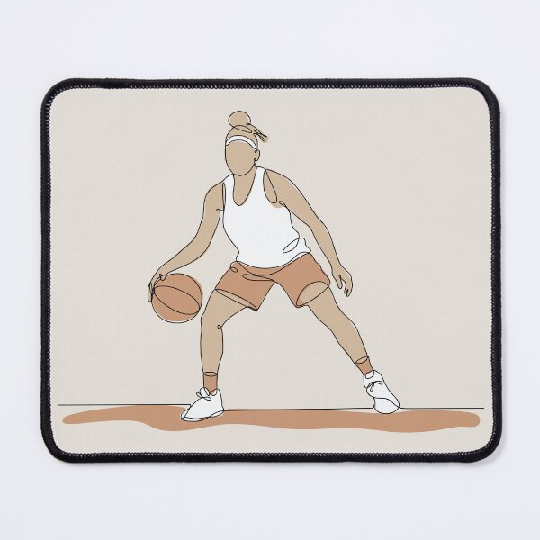 Item preview, One Line Basketball Drawing designed and sold by MaddiLoppnow.