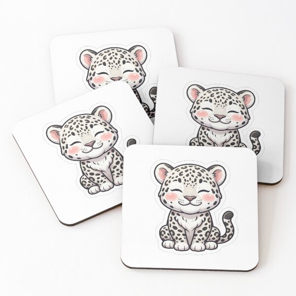 Item preview, Cute Little Snow Leopard Cub Cartoon designed and sold by Owcomm.
