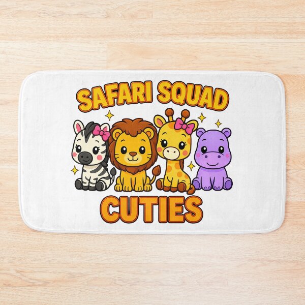 Item preview, Safari Squad Cuties | Cute Kawaii Safari Animals | Kids Animal Lover Gift designed and sold by ChampagnFashion.
