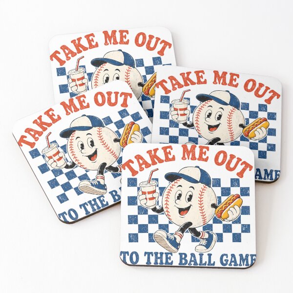 Item preview, Take Me Out To The Ball Game Retro Baseball  designed and sold by Velustro Shop.