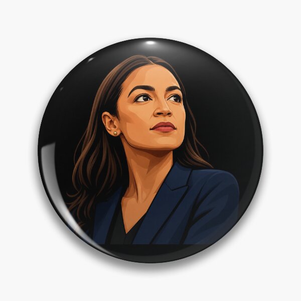 Item preview, Alexandria Ocasio Cortez Portrait designed and sold by Owcomm.