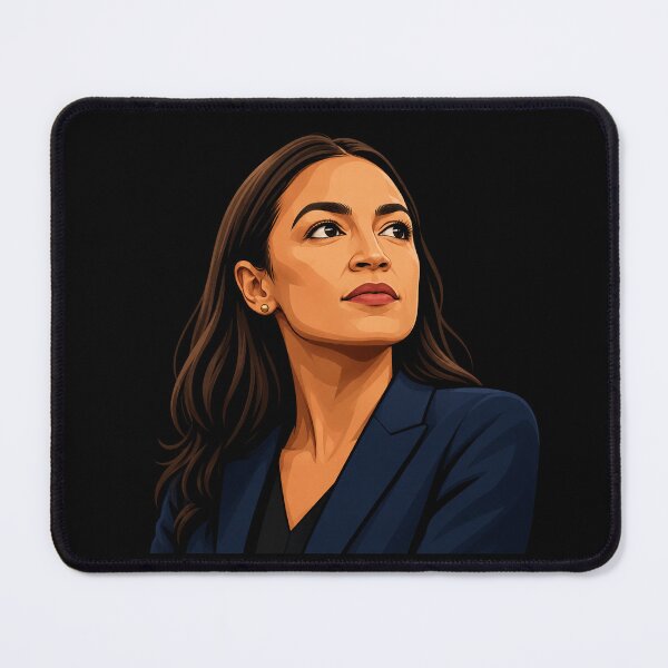 Item preview, Alexandria Ocasio Cortez Portrait designed and sold by Owcomm.