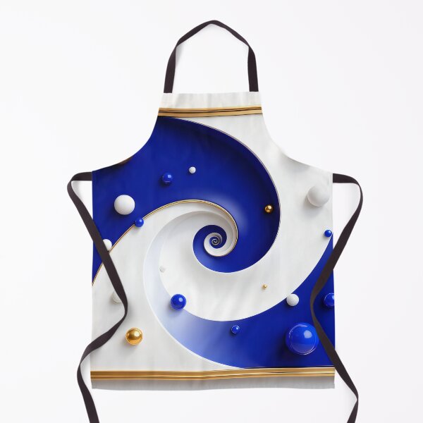 Item preview, Golden Framed Geometric Spiral designed and sold by Vicky Brago-Mitchell®.
