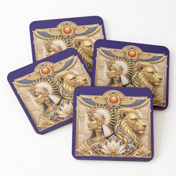Item preview, Solar Queen and Golden Lion – Celestial Sun Guardian designed and sold by sunbowjp stadio.