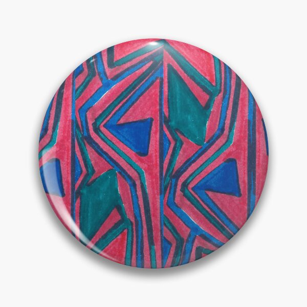 Item preview, Trailblazer- Red, Blue and Teal Geometric Pattern designed and sold by BelezaNua.