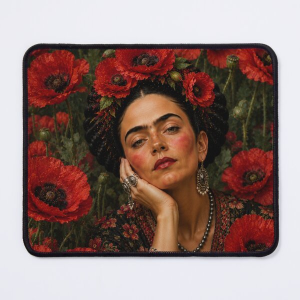 Item preview, Red Poppy Frida Kahlo designed and sold by Muycote.