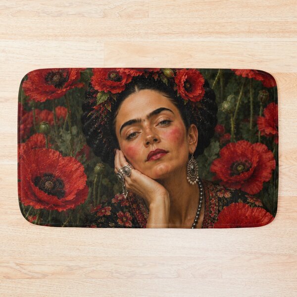 Item preview, Red Poppy Frida Kahlo designed and sold by Muycote.