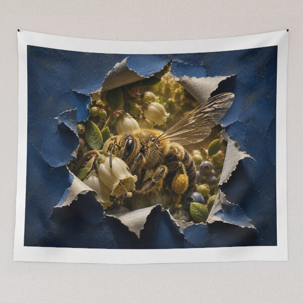 Item preview, The Flower Hears the Bee designed and sold by FieldFormStudio.
