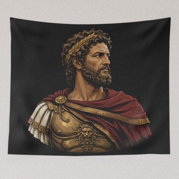 Item preview, Classic Roman Emperor Laurel Wreath Portrait designed and sold by Owcomm.