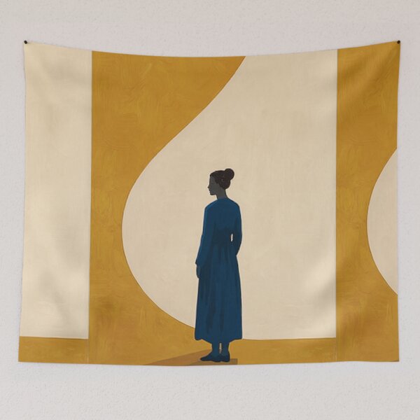 Item preview, "Under the Curve" – Modern Abstract Figurative Art designed and sold by Moodzu.