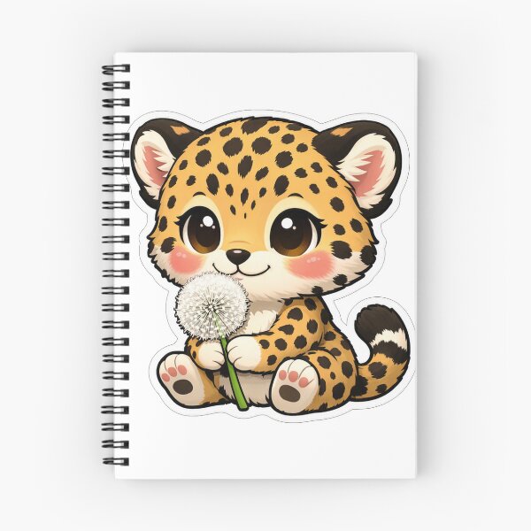 Item preview, Cute Baby Cheetah Holding A Dandelion designed and sold by Owcomm.