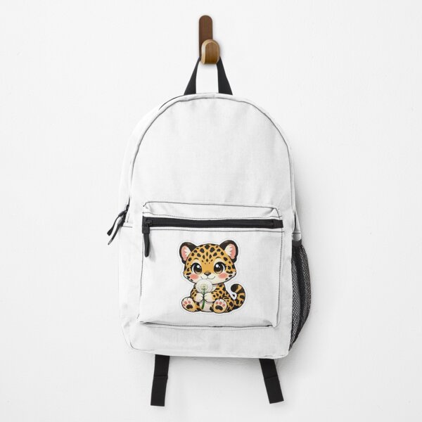 Item preview, Cute Baby Leopard Holding White Dandelion designed and sold by Owcomm.